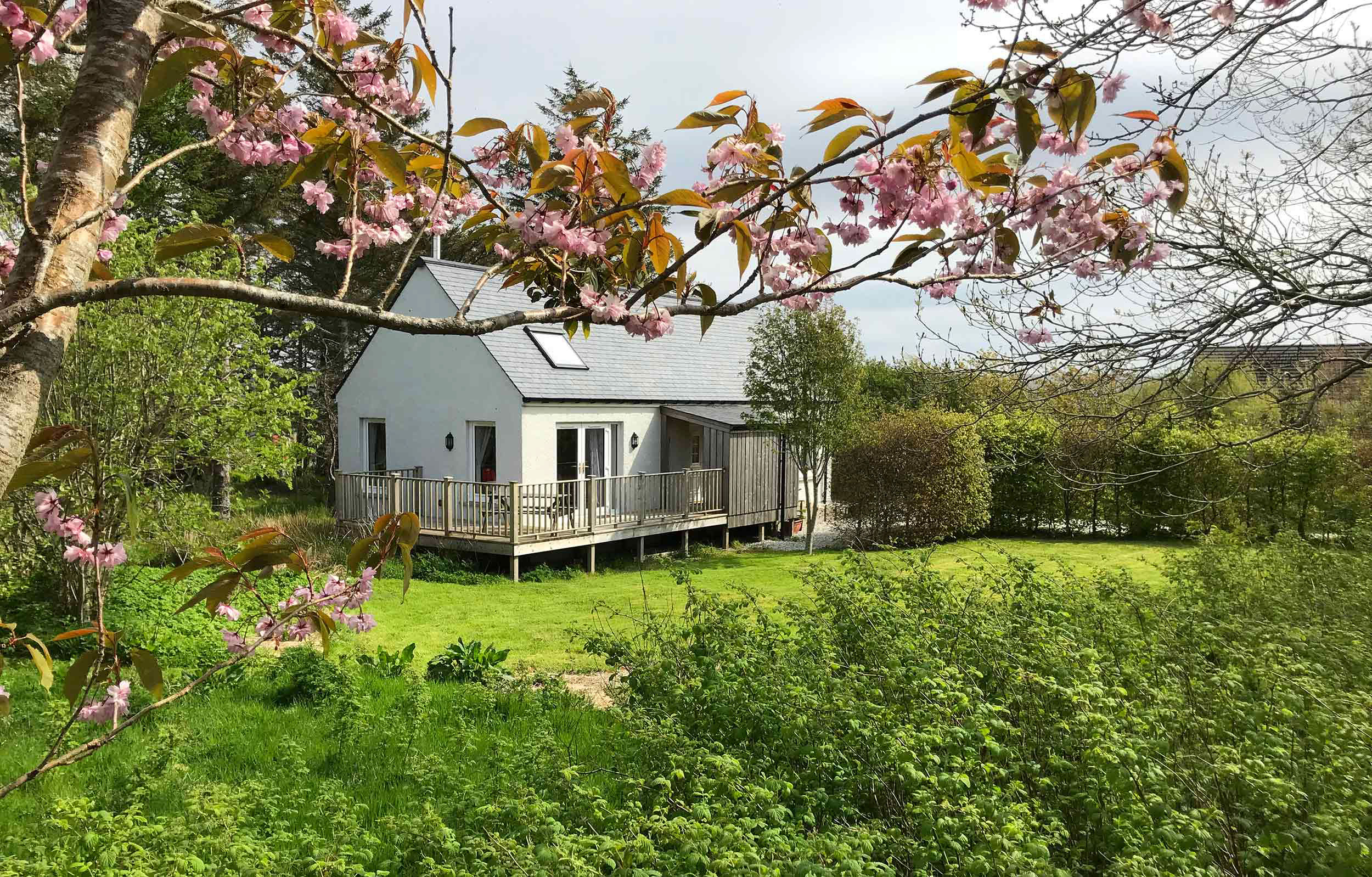 Araucaria Croft Skye Blossom Folly self catering accommodation with private gardens and parking